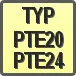 Piktogram - Typ: PTE20,24